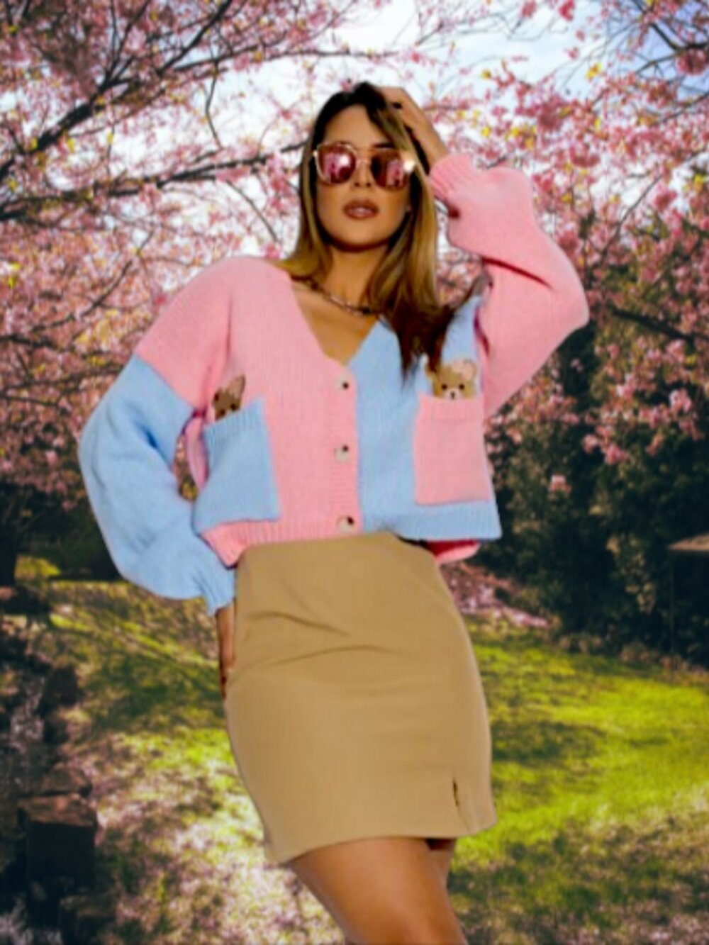 Pastel Bears Cardigan by Dreamers